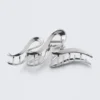 Gewellte Haarspange – Silber Gewellte Haarspange – Silber