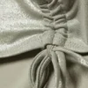 Glitzer-Bikinihose mit Bindebändern – Glitzer Khaki-Grün Glitzer-Bikinihose mit Bindebändern – Glitzer Khaki-Grün