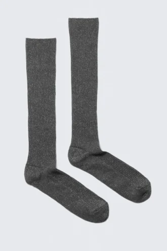 Glitzer-Socken – Dunkelgrauer Glitzer Glitzer-Socken – Dunkelgrauer Glitzer