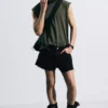 Gravity Mid Rise Loose Denim Shorts – Tuned Black – Schwarz Gravity Mid Rise Loose Denim Shorts – Tuned Black – Schwarz
