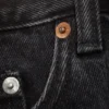 Gravity Mid Rise Loose Denim Shorts – Tuned Black – Schwarz Gravity Mid Rise Loose Denim Shorts – Tuned Black – Schwarz