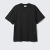 Großartiges T-Shirt aus schwerem Stoff – Schwarz Großartiges T-Shirt aus schwerem Stoff – Schwarz