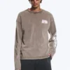 Großes, kastenförmiges Langarmshirt mit Print – Dark Mole – Logo-Mix Großes, kastenförmiges Langarmshirt mit Print – Dark Mole – Logo-Mix
