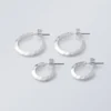 Hammered Hoops 2er-Pack – Silber Hammered Hoops 2er-Pack – Silber
