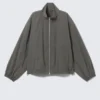 Hanne H Oversized-Trainingsjacke – Dunkelgrau Hanne H Oversized-Trainingsjacke – Dunkelgrau