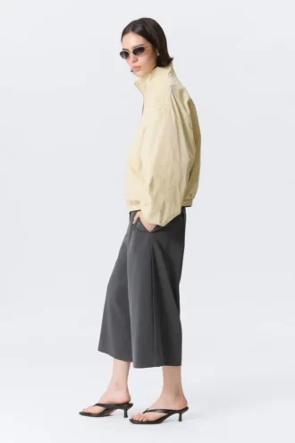Hanne H Oversized-Trainingsjacke – Hellstaubbeige