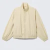 Hanne H Oversized-Trainingsjacke – Hellstaubbeige Hanne H Oversized-Trainingsjacke – Hellstaubbeige