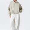 Hanne H Oversized-Trainingsjacke – Light Dusty Mole Hanne H Oversized-Trainingsjacke – Light Dusty Mole