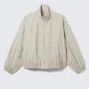 Hanne H Oversized-Trainingsjacke – Light Dusty Mole Hanne H Oversized-Trainingsjacke – Light Dusty Mole