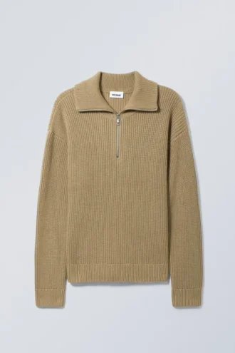 Harry Pullover aus Wollmischung – Beige