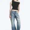 Helix Low Rise Regular Flared Jeans – Sky Worn – Mittelblau Helix Low Rise Regular Flared Jeans – Sky Worn – Mittelblau