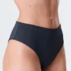 Hoch geschnittene Bikinihose im brasilianischen Stil – Dunkelblau Hoch geschnittene Bikinihose im brasilianischen Stil – Dunkelblau
