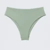 Hoch geschnittene Bikinihose im brasilianischen Stil – Pastellgrün Hoch geschnittene Bikinihose im brasilianischen Stil – Pastellgrün