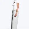 Hose aus Frottee – Hellstaubgrau meliert Hose aus Frottee – Hellstaubgrau meliert