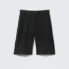 Hose mit abnehmbaren Beinen und tiefem Bund – Schwarz Hose mit abnehmbaren Beinen und tiefem Bund – Schwarz