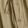 Hose mit niedriger Leibhöhe, Rüschen und Kordelzug – Hellkhaki-Grün Hose mit niedriger Leibhöhe, Rüschen und Kordelzug – Hellkhaki-Grün