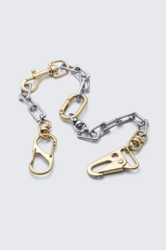 Hosenkette mit Verschluss – Gold & Silber