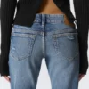 Hour Low Rise Skinny Bootcut Distressed Jeans – Blue Horses – Mittelblau Hour Low Rise Skinny Bootcut Distressed Jeans – Blue Horses – Mittelblau