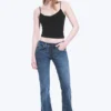 Hour Low Rise Skinny Bootcut Leg Jeans – Dusky Blue – Medium Blue Hour Low Rise Skinny Bootcut Leg Jeans – Dusky Blue – Medium Blue