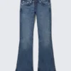 Hour Low Rise Skinny Bootcut Leg Jeans – Dusky Blue – Medium Blue Hour Low Rise Skinny Bootcut Leg Jeans – Dusky Blue – Medium Blue