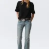 Hour Low Rise Skinny Bootcut Leg Jeans – Gloria Blue – Mittelblau Hour Low Rise Skinny Bootcut Leg Jeans – Gloria Blue – Mittelblau