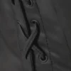 Ima Schnürkorsett-Top – beschichtet, schwarz Ima Schnürkorsett-Top – beschichtet, schwarz