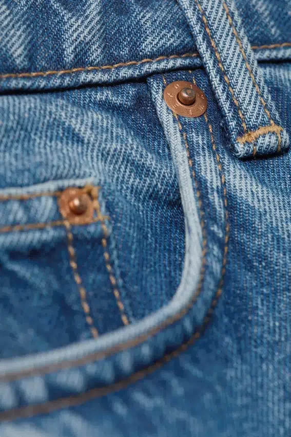 Imoo Low Rise Loose Wide Jeans – 90S Blue – Mittelblau Imoo Low Rise Loose Wide Jeans – 90S Blue – Mittelblau