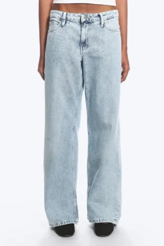 Imoo Low Rise Loose Wide Jeans – Dream Blue – Hellblau