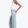 Imoo Low Rise Loose Wide Jeans – Dream Blue – Hellblau Imoo Low Rise Loose Wide Jeans – Dream Blue – Hellblau