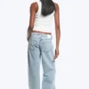 Imoo Low Rise Loose Wide Jeans – Dream Blue – Hellblau Imoo Low Rise Loose Wide Jeans – Dream Blue – Hellblau