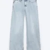 Imoo Low Rise Loose Wide Jeans – Dream Blue – Hellblau Imoo Low Rise Loose Wide Jeans – Dream Blue – Hellblau