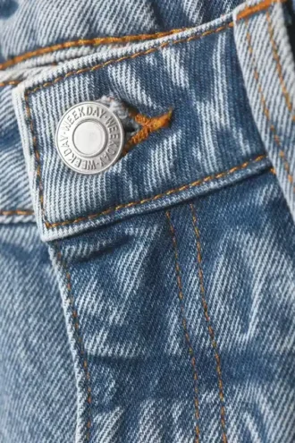 Imoo Low Rise Loose Wide Jeans – Fresh Blue – Hellblau