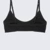 Inez Scooped Baumwoll-Bralette – Schwarz Inez Scooped Baumwoll-Bralette – Schwarz