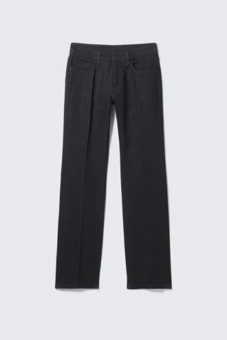 Jay Low Rise Slim Straight Leg Jeans – Raw Indigo – Dunkelblau