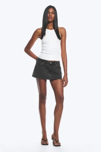 Jeans-Minirock – Elegie Black – Schwarz