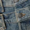 Jeans mit doppeltem Bund und weitem Bein – Arizona Blue – Mittelblau