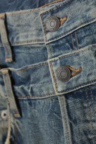 Jeans mit doppeltem Bund und weitem Bein – Arizona Blue – Mittelblau