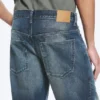 Jeans mit niedriger Leibhöhe, lockerer Passform und konisch zulaufendem Bein – Baltic Blue – Dunkelblau