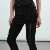 Jersey-Knoten-Hose – Schwarz Jersey-Knoten-Hose – Schwarz