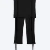 Jersey-Knoten-Hose – Schwarz Jersey-Knoten-Hose – Schwarz