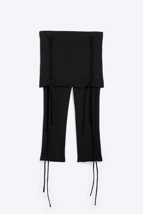 Jersey-Knoten-Hose – Schwarz Jersey-Knoten-Hose – Schwarz