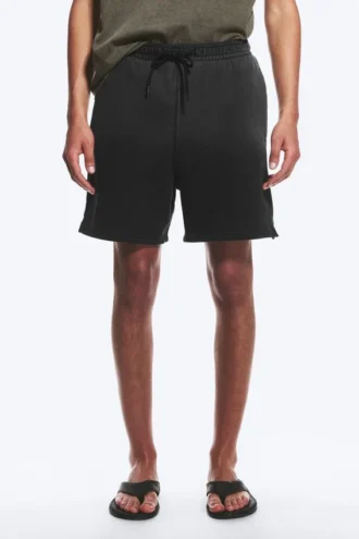Jersey-Shorts – Schwarz