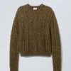 Jesper Strickpullover aus Wollmischung – Dusk Moss Jesper Strickpullover aus Wollmischung – Dusk Moss
