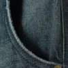 Jogginghose aus Denim mit niedriger Leibhöhe und lockerer Passform – Mittelblau – Dunkelblau Jogginghose aus Denim mit niedriger Leibhöhe und lockerer Passform – Mittelblau – Dunkelblau