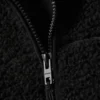 Kapuzenjacke aus Fleece – Schwarz Kapuzenjacke aus Fleece – Schwarz