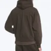 Kapuzenpullover mit lockerer Passform – gewaschenes Dunkelbraun Kapuzenpullover mit lockerer Passform – gewaschenes Dunkelbraun