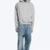 Kapuzenpullover mit lockerer Passform – Grau meliert Kapuzenpullover mit lockerer Passform – Grau meliert