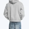 Kapuzenpullover mit lockerer Passform – Grau meliert Kapuzenpullover mit lockerer Passform – Grau meliert