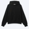 Kapuzenpullover mit lockerer Passform – Schwarz Kapuzenpullover mit lockerer Passform – Schwarz