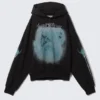 Kapuzenpullover mit Print, lockere Passform – Schwarz – Drache Kapuzenpullover mit Print, lockere Passform – Schwarz – Drache
